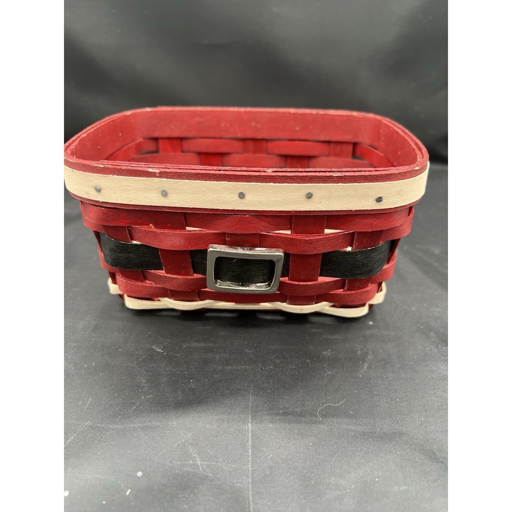Longaberger 2012 Santa Belly Tea Basket